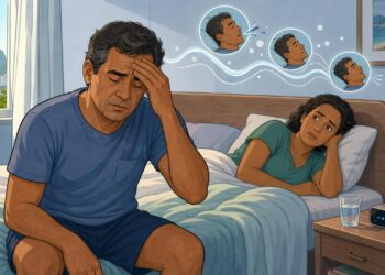 Acordar mais cansado do que ao deitar nem sempre é só noite mal dormida: às vezes é um sinal de apneia e respiração interrompida no sono
