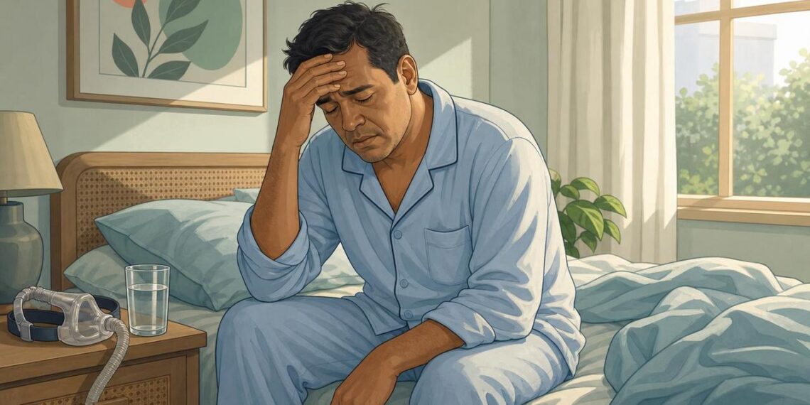 Acordar mais cansado do que quando deitou pode ser um dos primeiros sinais de sono não reparador causado pela apneia