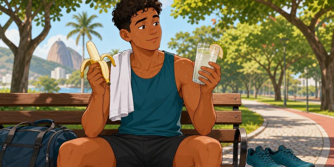 Banana ou água de coco: qual é melhor para repor o potássio e evitar câimbras depois do exercício