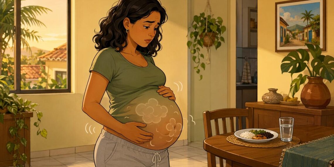 Barriga inchada que piora ao longo do dia nem sempre é só comida: pode ser um sinal de acúmulo de gases e trânsito intestinal lento