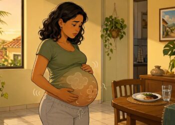 Barriga inchada que piora ao longo do dia nem sempre é só comida: pode ser um sinal de acúmulo de gases e trânsito intestinal lento
