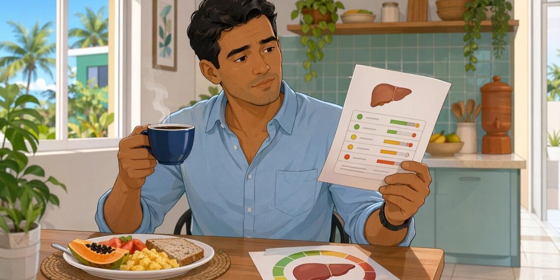 Café e fígado gorduroso: o estudo recente que freia promessas fáceis sobre enzimas hepáticas e resultados definitivos