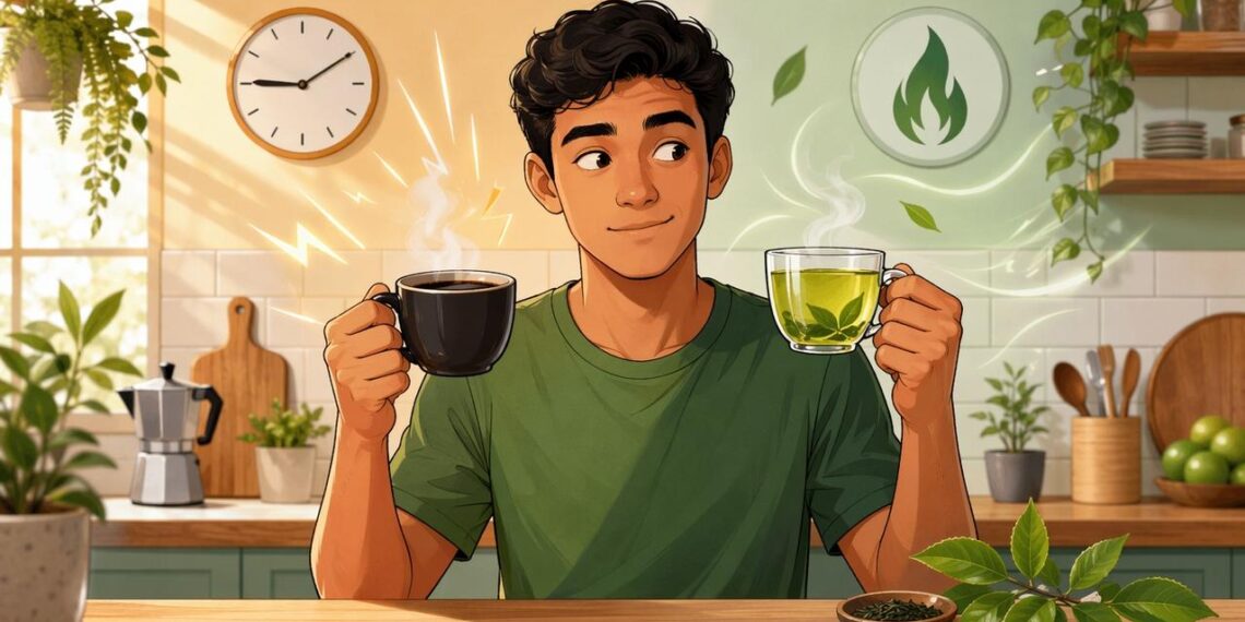 Café ou chá verde: qual é melhor para acelerar o metabolismo e dar mais disposição