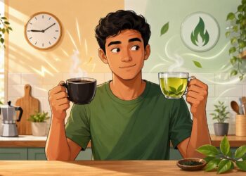 Café ou chá verde: qual é melhor para acelerar o metabolismo e dar mais disposição