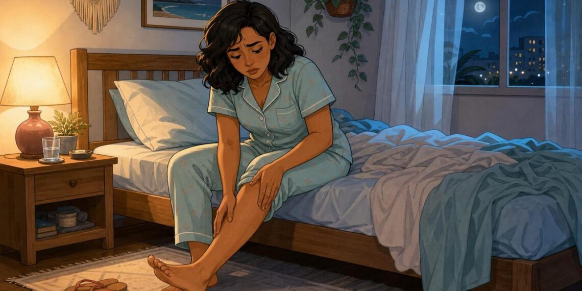 Coceira e inquietação nas pernas que pioram na cama nem sempre são pele seca: quando pensar em síndrome das pernas inquietas e ferritina baixa