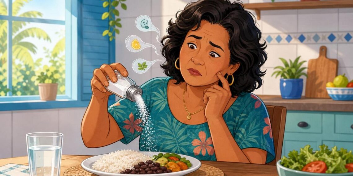 Comer salgado o tempo todo e ainda achar sem gosto nem sempre é hábito: pode ser um sinal de alteração no paladar ligada ao zinco