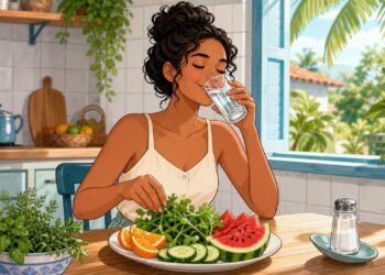 Como aliviar a retenção de líquidos naturalmente com alimentos e hábitos que estimulam os rins