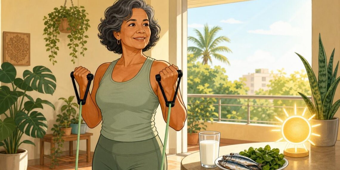 Como fortalecer os ossos naturalmente após a menopausa para prevenir a osteoporose e as fraturas