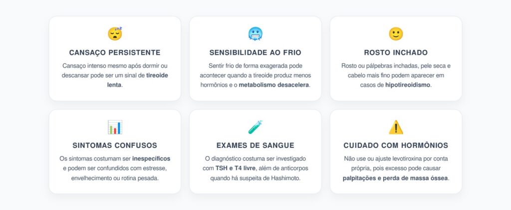Cansaço, Frio e Rosto Inchado: Sinais de Tireoide Lenta que Merecem Atenção