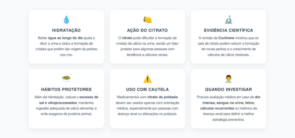 Pedra nos Rins: Água e Citrato São Aliados na Prevenção dos Cálculos Renais
