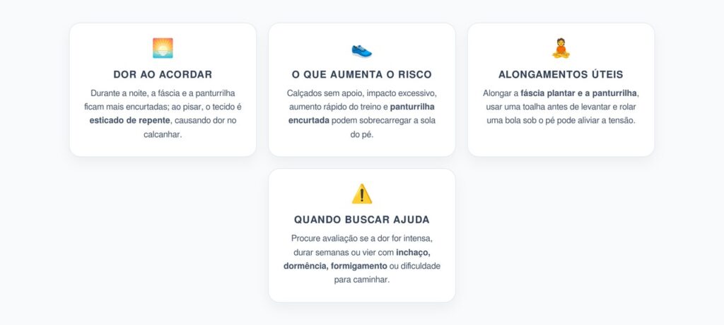 Fascite Plantar: Por Que o Calcanhar Dói de Manhã e Quais Alongamentos Ajudam