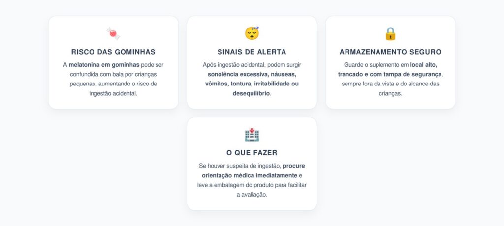 Melatonina em Gominhas: Como Evitar a Ingestão Acidental em Crianças Pequenas