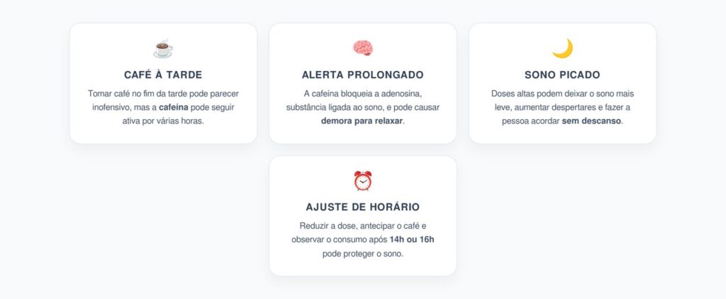 Café no Fim da Tarde: A Dose que Pode Roubar o Sono