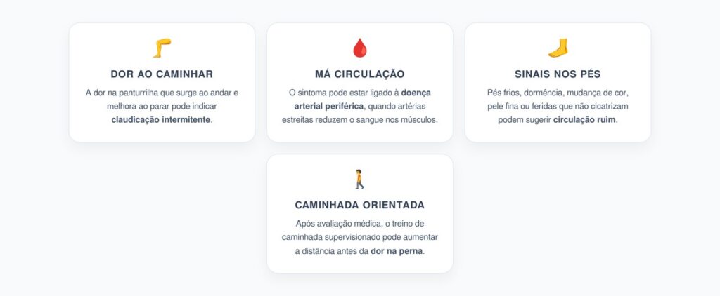 Dor na Panturrilha ao Caminhar: Sinal de Artérias Estreitas nas Pernas