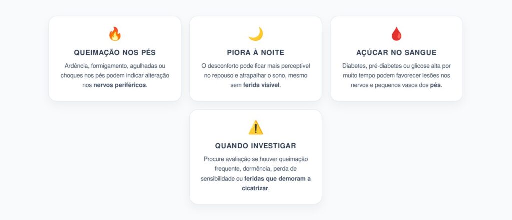 Queimação nos Pés à Noite: Sinal de Neuropatia Ligada ao Açúcar no Sangue