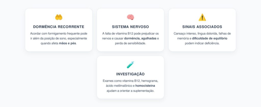 Dormência nas Mãos ao Acordar: Quando Suspeitar de Falta de Vitamina B12