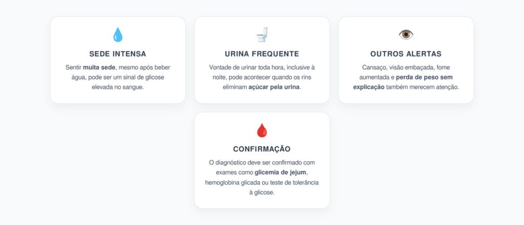 Muita Sede e Urina Frequente: Sinais Clássicos de Diabetes