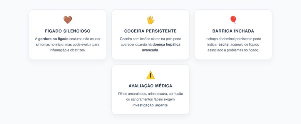 Coceira na Pele e Barriga Inchada: Sinais Avançados de Gordura no Fígado
