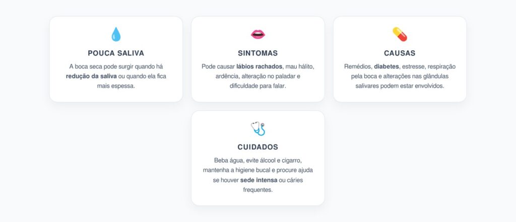 Boca Seca Frequente: Sintomas, Causas e Como Aliviar