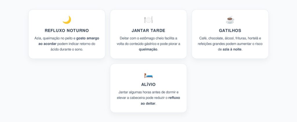 Azia ao Acordar e Gosto Amargo: Sinais de Refluxo Noturno