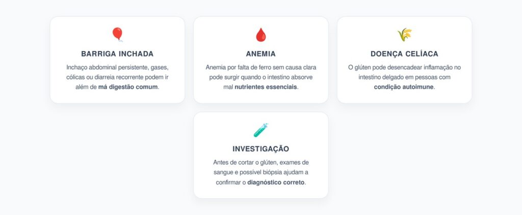 Barriga Inchada e Anemia: Sinais Que Podem Indicar Doença Celíaca