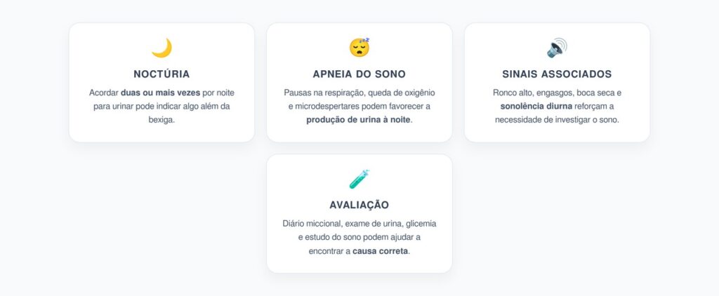Noctúria e Apneia do Sono: Quando Urinar à Noite Não É Só Bexiga