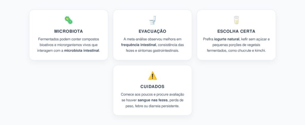 Fermentados para o Intestino: Quando Eles Ajudam de Verdade