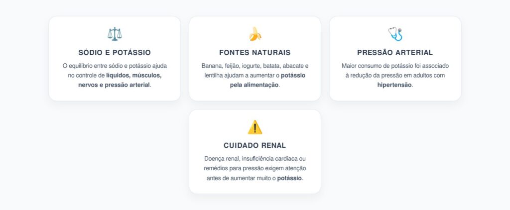Potássio Contra Excesso de Sódio: Banana, Feijão e Iogurte Para Equilibrar a Pressão