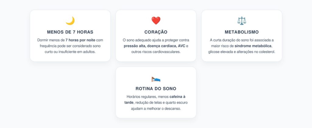 Sono Insuficiente: O Alerta para Coração, Pressão e Metabolismo