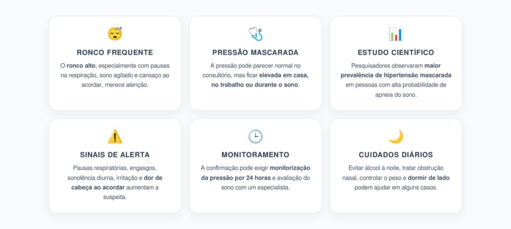 Ronco e Pressão Mascarada: Sinais do Sono que Podem Indicar Risco Cardiovascular