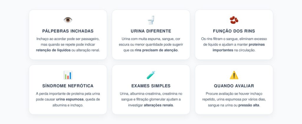 Pálpebras Inchadas e Urina Espumosa: Sinais Discretos que Podem Indicar Problemas nos Rins
