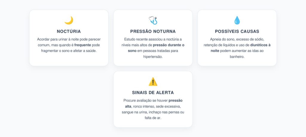 Noctúria e Pressão Noturna: Quando Urinar à Noite Merece Atenção