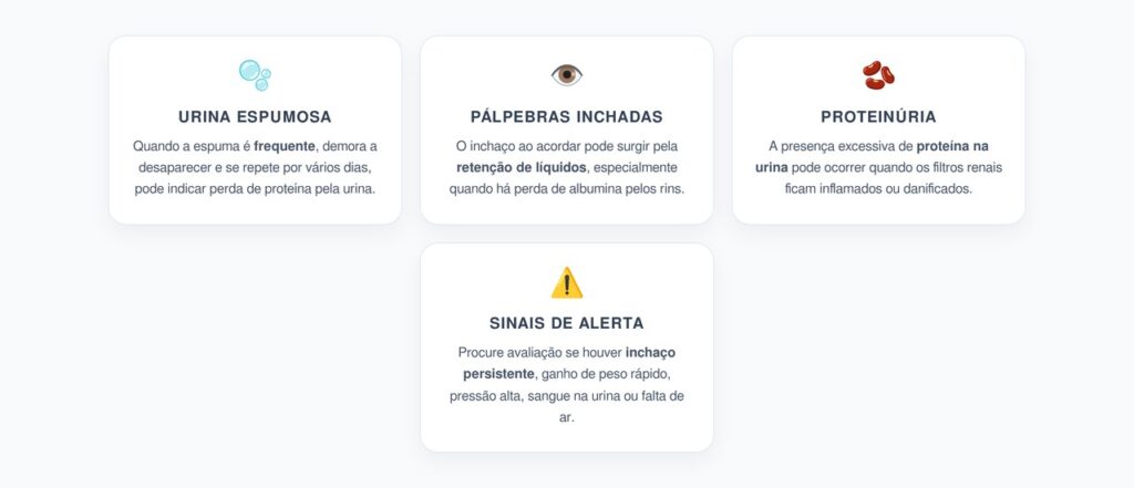 Urina Espumosa e Pálpebras Inchadas: Sinal de Proteína nos Rins