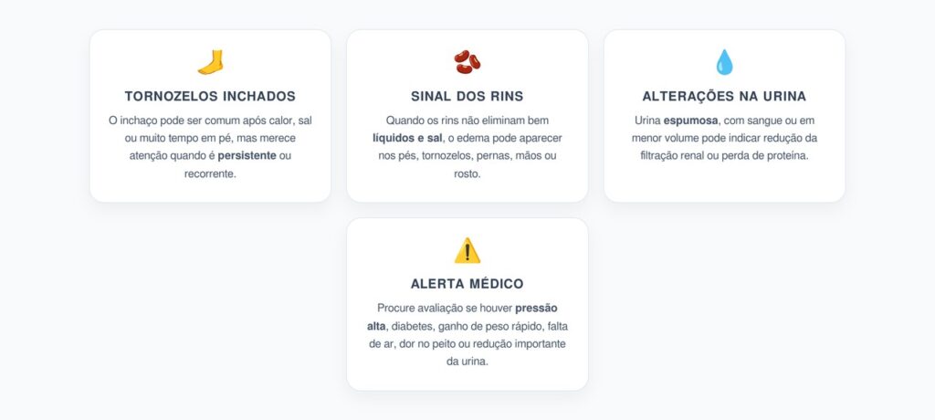Tornozelos Inchados ao Acordar: Quando o Edema Pode Sinalizar Problemas nos Rins