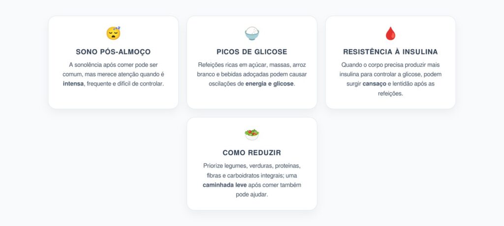 Sono Pós-Almoço Intenso: Sinal de Alerta para Resistência à Insulina