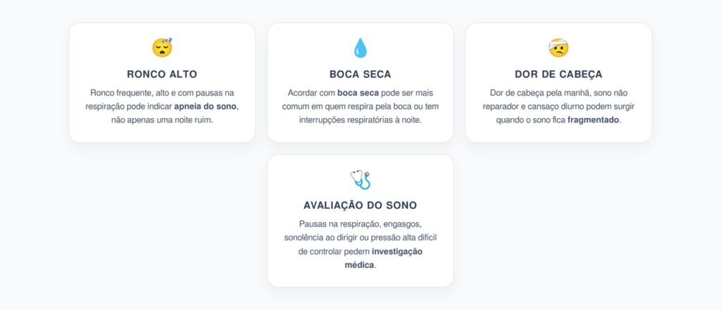 Boca Seca e Dor de Cabeça ao Acordar: Quando o Ronco Pode Indicar Apneia do Sono