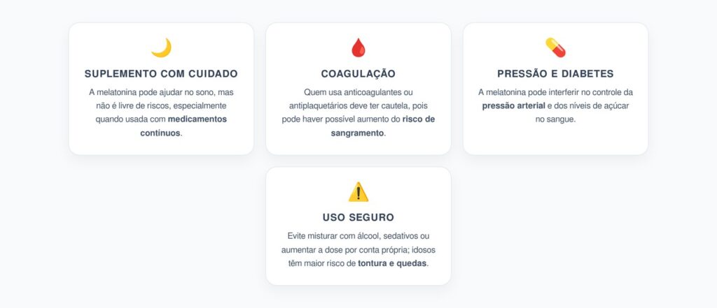 Melatonina e Remédios: Interações com Pressão, Diabetes e Coagulação