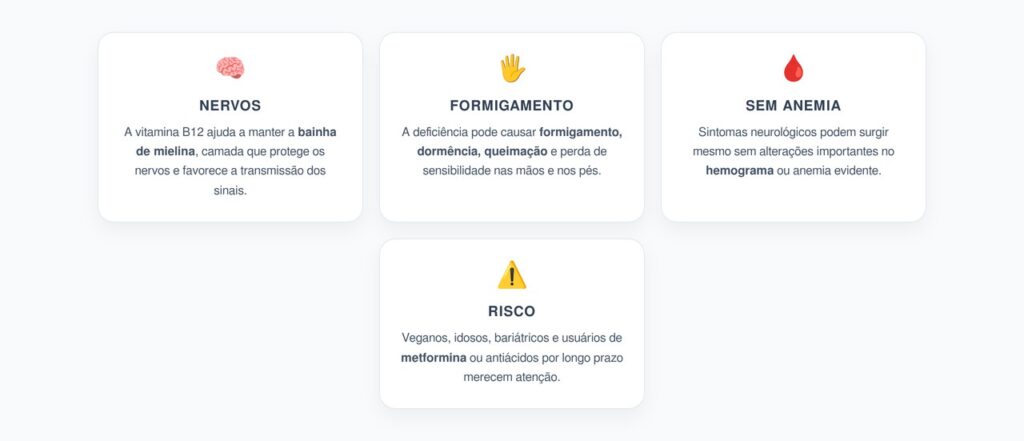 Formigamento nas Mãos e nos Pés: Sinal de Falta de Vitamina B12 Antes da Anemia
