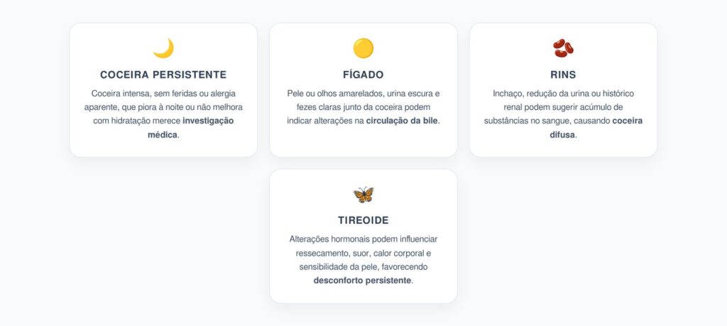 Coceira no Corpo Sem Feridas Pode Sinalizar Fígado, Rins ou Tireoide