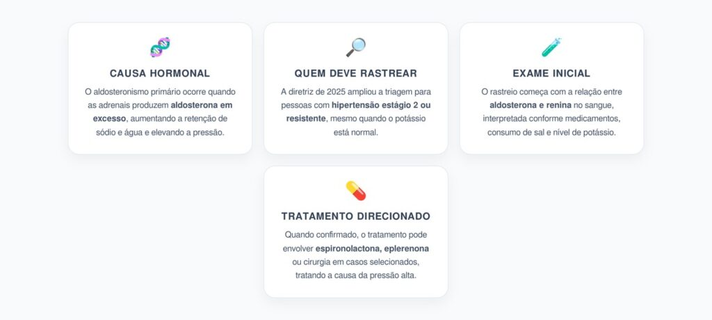 Aldosteronismo Primário: A Causa Tratável por Trás da Hipertensão Estágio 2