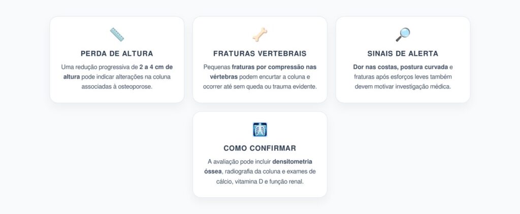 Perder Altura Pode Ser um Sinal Silencioso de Osteoporose e Fraturas na Coluna