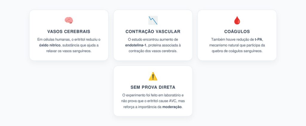 Eritritol e AVC: Como o Adoçante Pode Afetar os Vasos do Cérebro