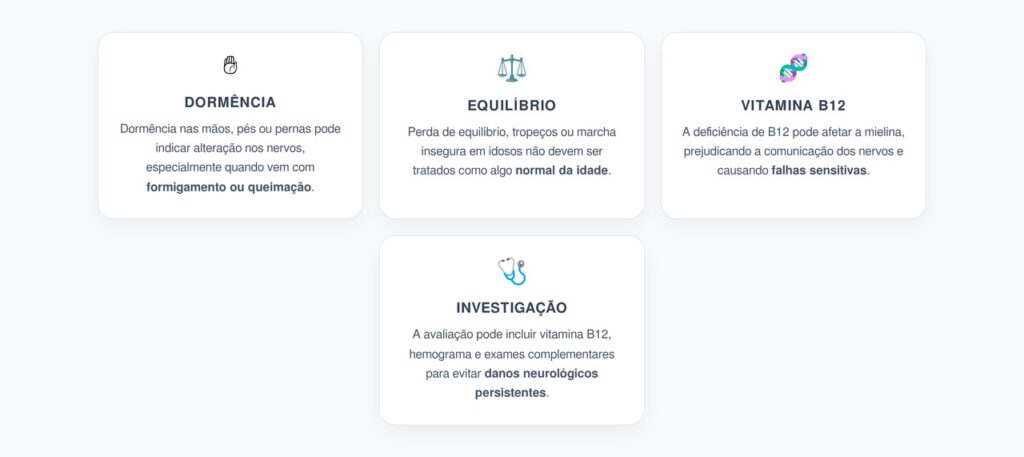 Dormência nas Mãos e Perda de Equilíbrio: Alerta de Vitamina B12 Baixa