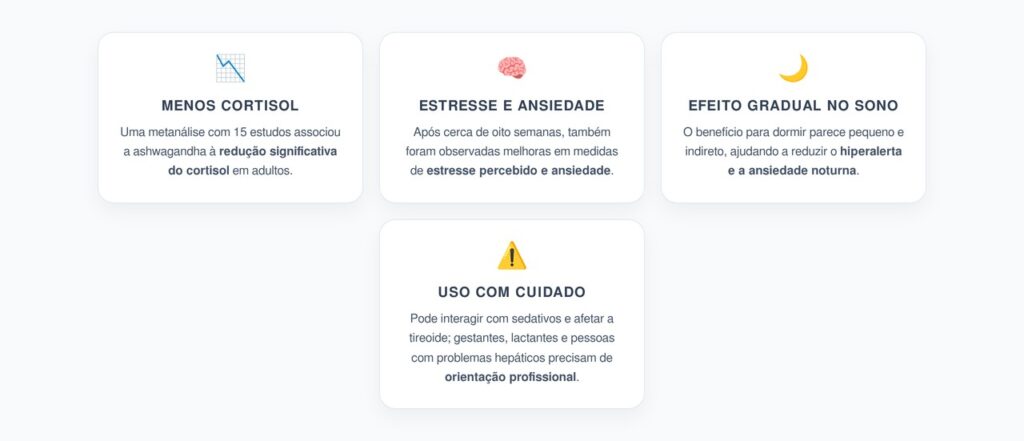 Ashwagandha e Cortisol: Como a Planta Pode Ajudar no Estresse e no Sono