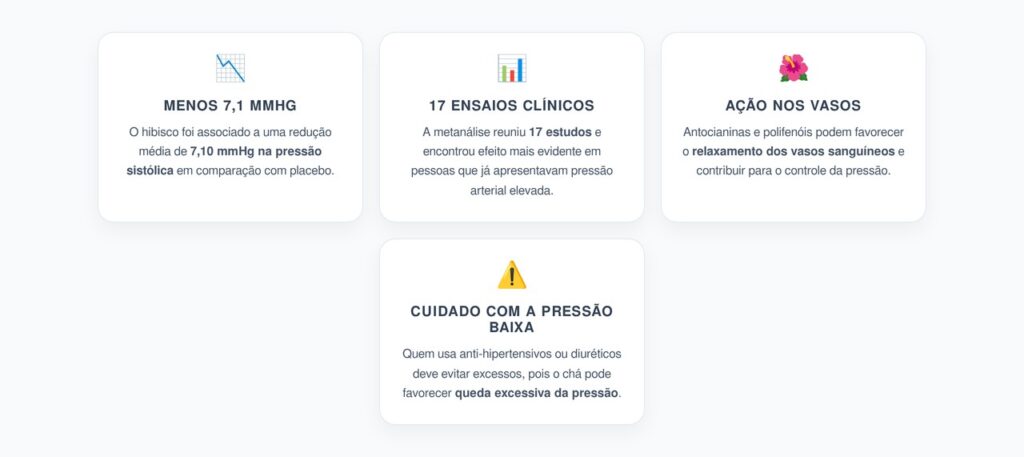 Chá de Hibisco e Pressão Alta: Queda Média de 7,1 mmHg na Pressão Sistólica