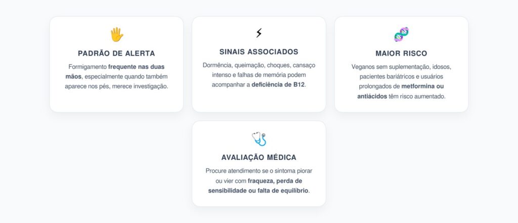 Formigamento nas Mãos ao Acordar: 4 Sinais de Alerta para Deficiência de B12
