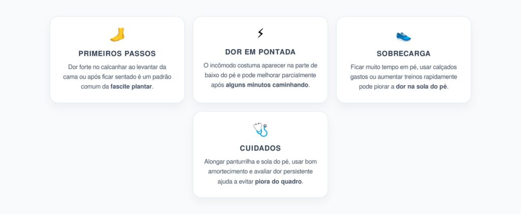 Dor no Calcanhar ao Levantar: Sinal Típico de Fascite Plantar