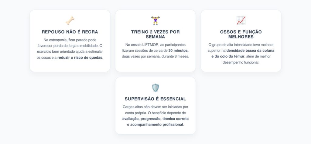 Osteopenia e Musculação Pesada: O Ensaio que Fortaleceu Ossos com Treino 2 Vezes por Semana