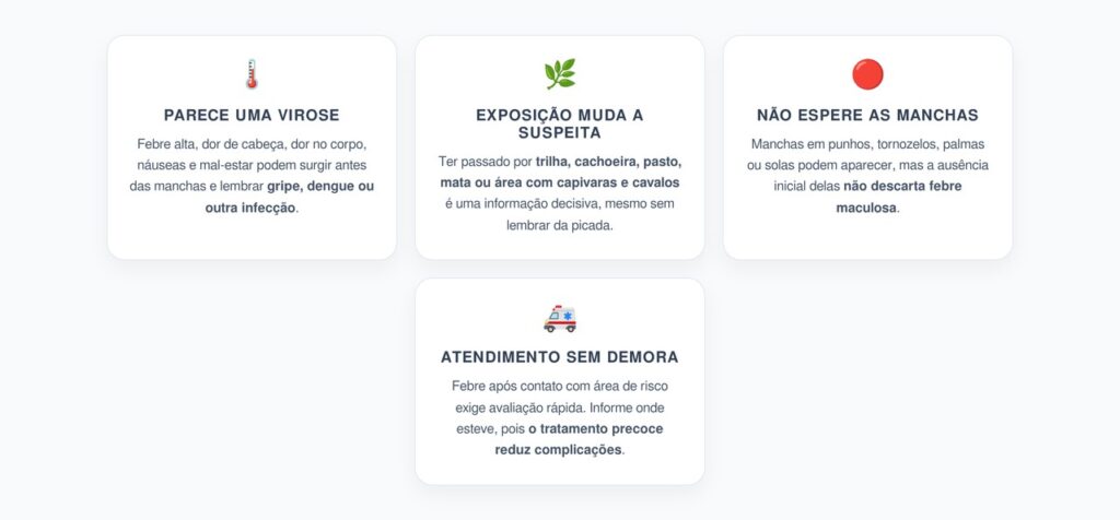 Febre Maculosa: O Sinal Após Trilha ou Cachoeira que Exige Atendimento Rápido