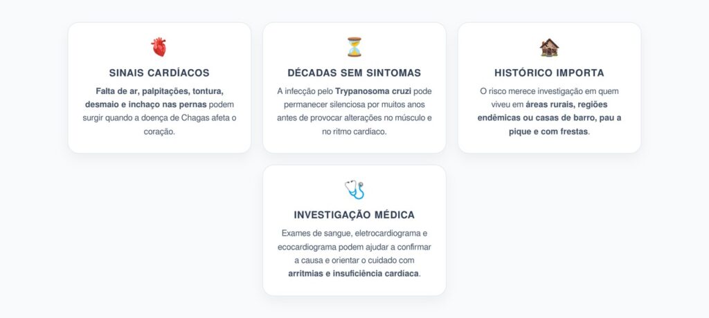 Falta de Ar e Arritmia Após os 40 Podem Ser Sinais Tardios da Doença de Chagas